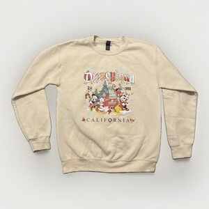 Vintage Y2K Disneyland California Mickey Mouse Christmas Sweatshirt Size S